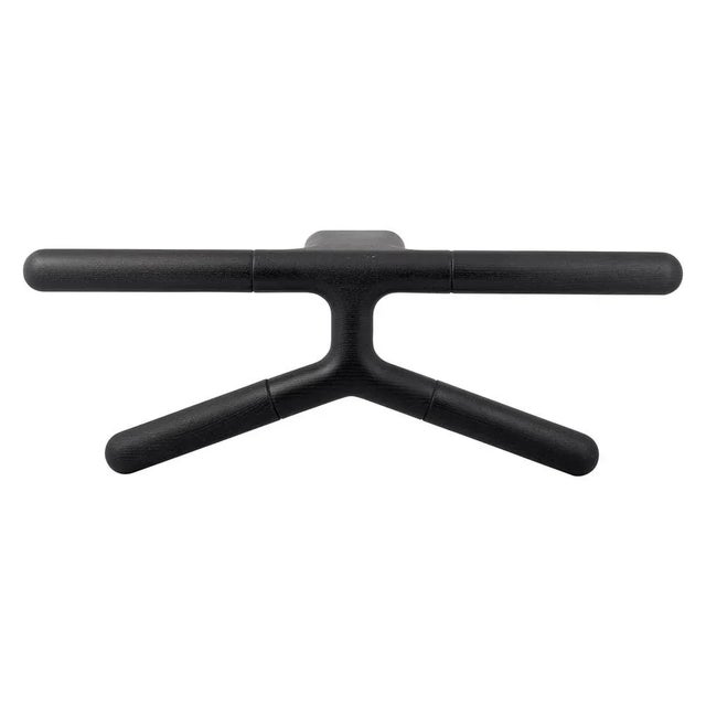 Wood Black Ash Jeeves Wall Mounted Valet Stand by Tolila & Gilliland For Sale - Image 7 of 7