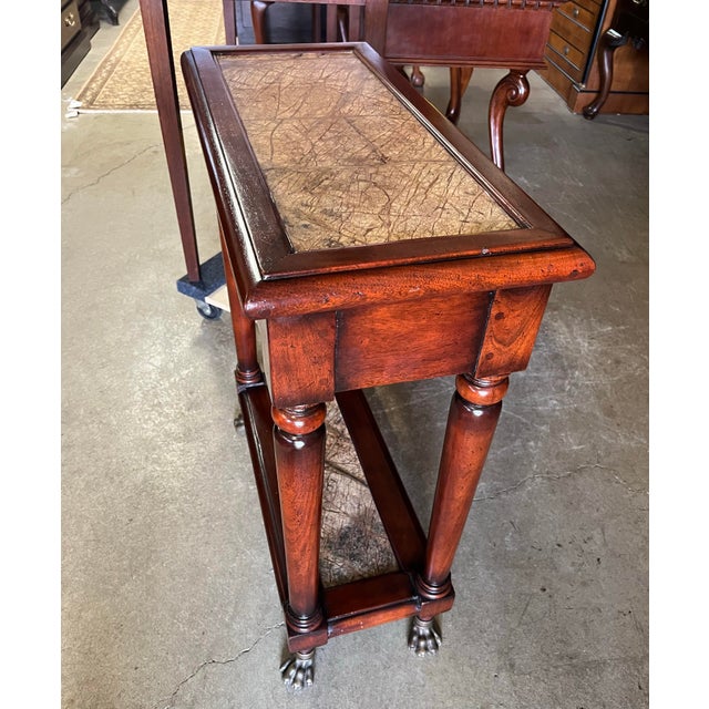 Traditional Morgan Hill Theodore Alexander Marble-Top Console. For Sale - Image 3 of 12