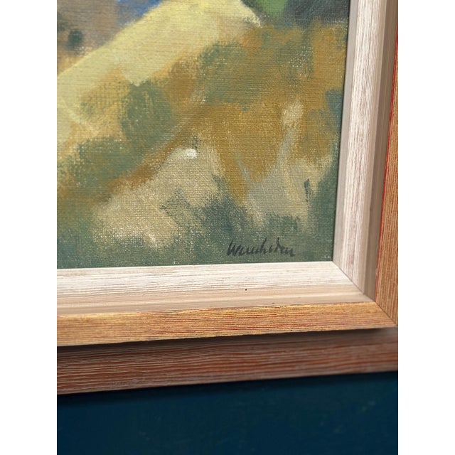 Stig Wernheden, Greek Landscape, 1960s, Oil on Canvas, Framed For Sale - Image 7 of 18