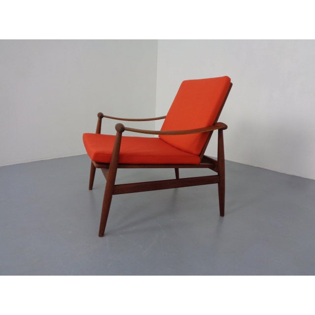 Teak Model 133 Armchair by Finn Juhl for France & Son, Denmark, 1960s For Sale - Image 6 of 18
