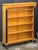 Saffron Biedermeier Open Bookcases of Curly Maple With Ebonized Columns - Two Available For Sale - Image 8 of 16