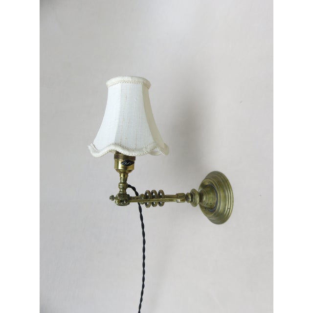 Metal Art Nouveau Bronze Table Lamp For Sale - Image 7 of 18