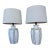 Mid 20th Century Mid-Century Modern Faux Bamboo Ceramic Table Lamps - a Pair For Sale