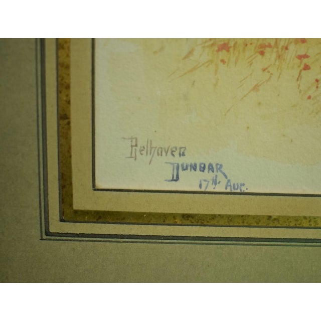 Mid 20th Century Mid 20th Century Scottish Belhaven Dunbar Landscape Watercolour For Sale - Image 5 of 6