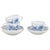 2000 - 2009 Mid-Century Blue Onion Porcelain Coffee Cups and Saucers from Meissen, Set of 6 For Sale - Image 5 of 5