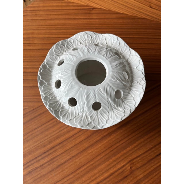 Vintage Italian Ceramic Tulipiere For Sale - Image 10 of 12
