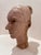 1960s Larry Mohr Painted Plaster Terrac Bust Sculpture Signed From Artist Estate For Sale - Image 4 of 11