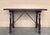 19th Spanish Side Table with Cared Turned Legs and Iron Stretcher For Sale - Image 16 of 18