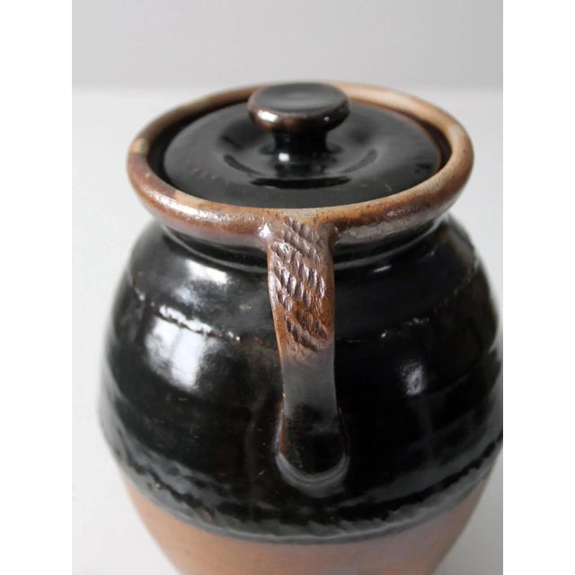 Vintage Studio Pottery Jar For Sale - Image 9 of 13