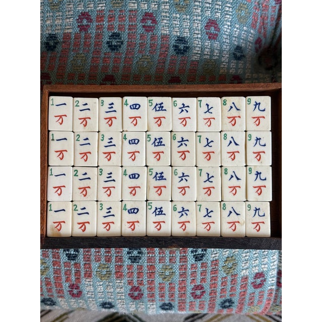 Antique Mah Jong Box With All Original Pieces For Sale - Image 4 of 8