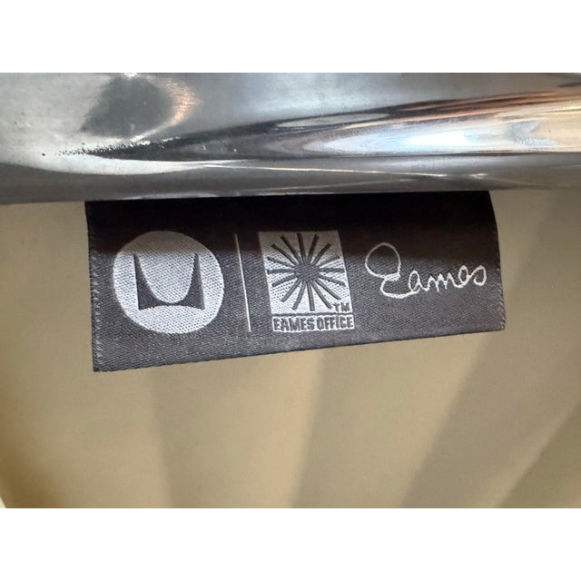 Charles + Ray Eames for Herman Miller Eames Aluminum Group Management Chair + Ottoman Set For Sale - Image 11 of 12