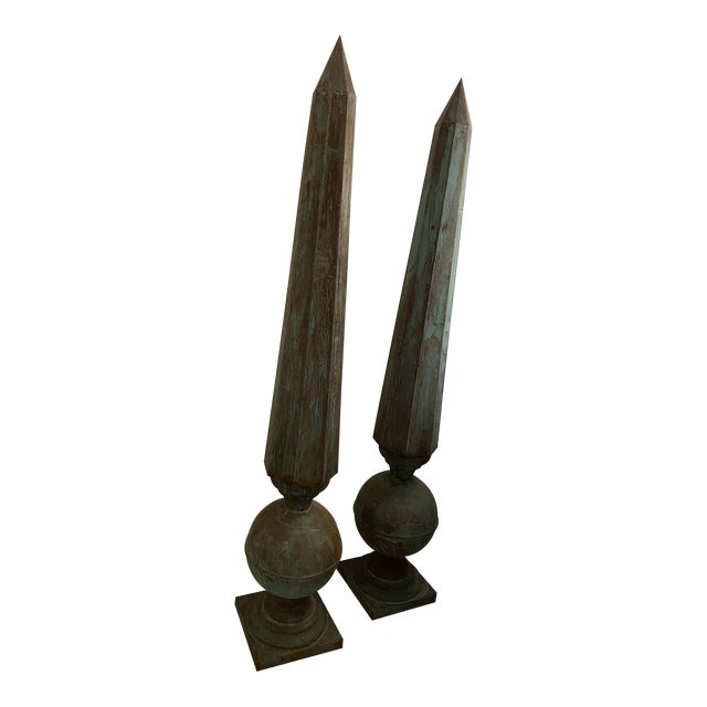 Pair of Early 21st Century Copper Corbels For Sale