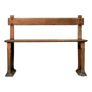 Antique Oak Bench, 1700 For Sale