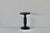 A French-style mid-century wooden pedestal stool/stand features a distinctive turned baluster column, a carved scalloped...