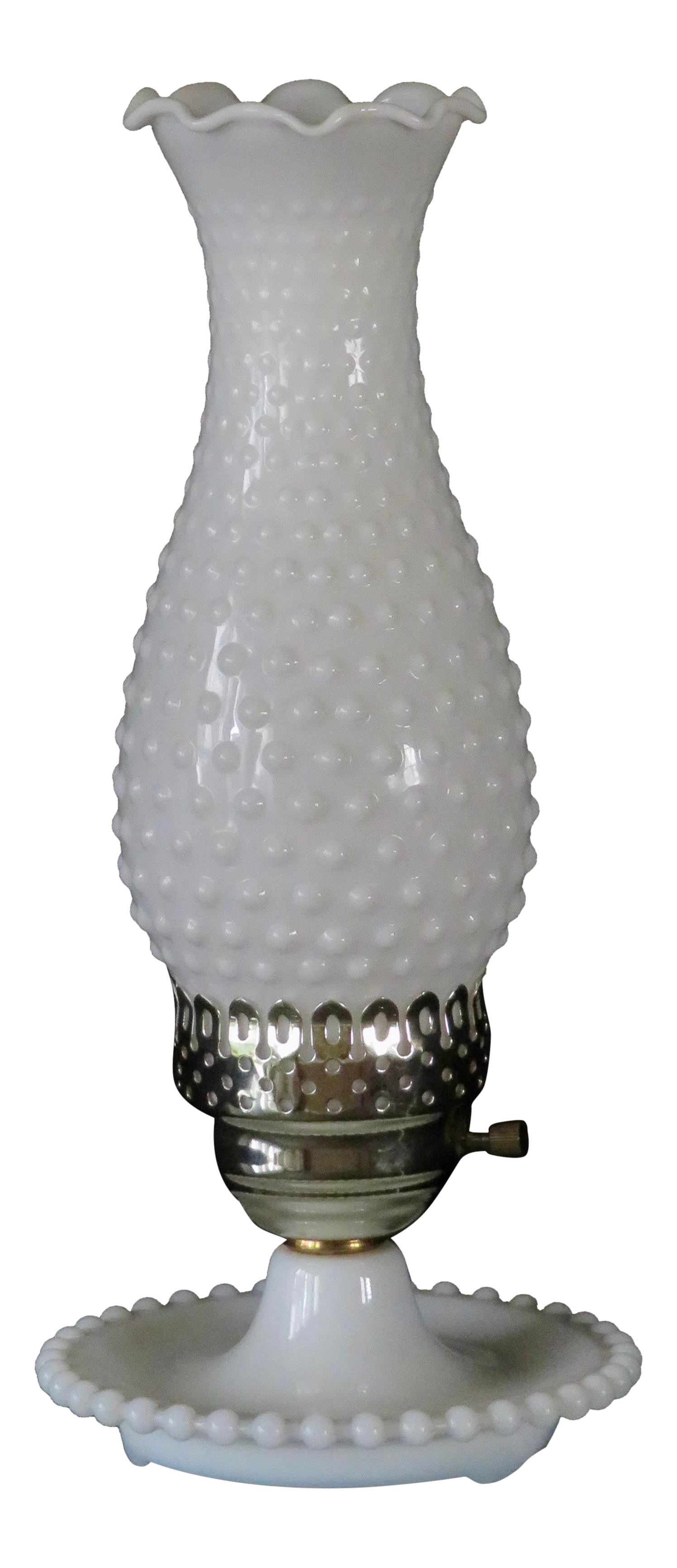 modern hobnail lamp