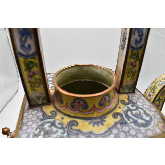 18th Century Chinese Canton Enameled Square Teapot For Sale - Image 12 of 15
