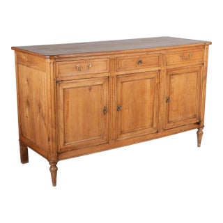 18th Century Louis XVI Cherry Buffet Enfilade or Sideboard For Sale