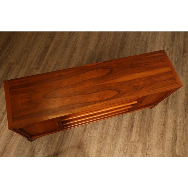 Brown Lane Rhythm Mid Century Walnut Sideboard For Sale - Image 8 of 18