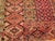 Near Square Size Vintage Turkmen Tekke Ensi in Prayer Pattern in Red, Navy, Ivory, Blue For Sale - Image 4 of 16