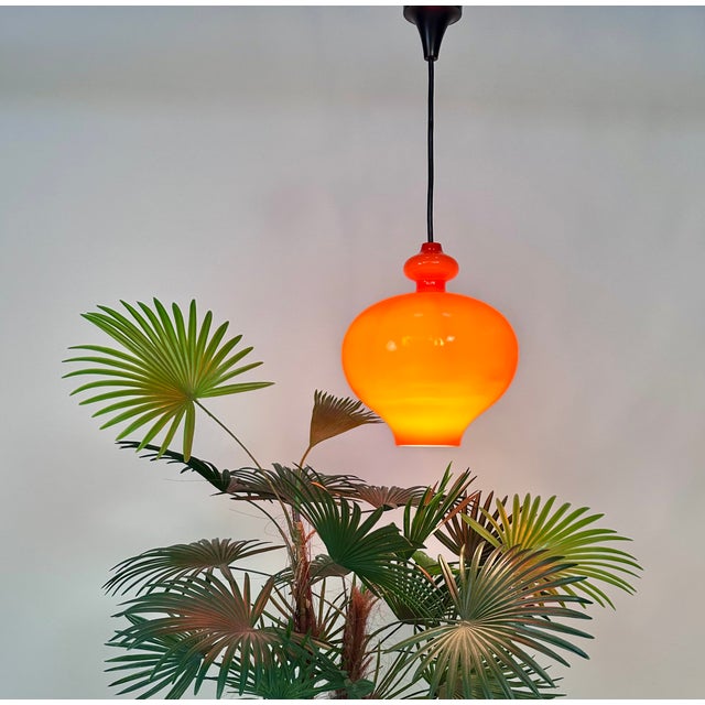 Glass Hanging Lamp by Hans Agne Jacobsson for Staff, 1960s For Sale - Image 16 of 18