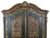 Wood Floral Painted Wedding Cabinet, Upper Austria, 1795 For Sale - Image 7 of 13