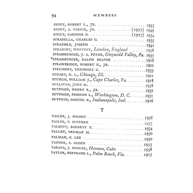 "Racquet and Tennis Club Book for 1958" For Sale - Image 4 of 9