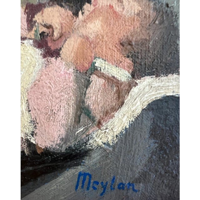 Henry Meylan, Mère et enfant, Oil on Canvas, Framed For Sale - Image 6 of 13