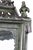 Metal Restored Antique French Wrought Iron Exterior Lantern Pendant Light For Sale - Image 7 of 16