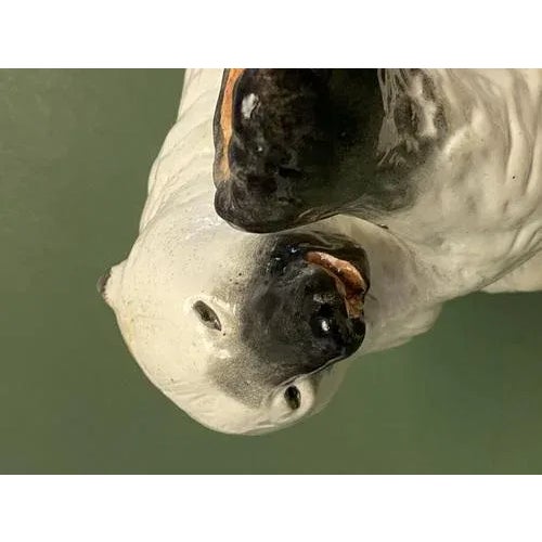 Black Porcelain Figure Bear, 1940s For Sale - Image 8 of 13