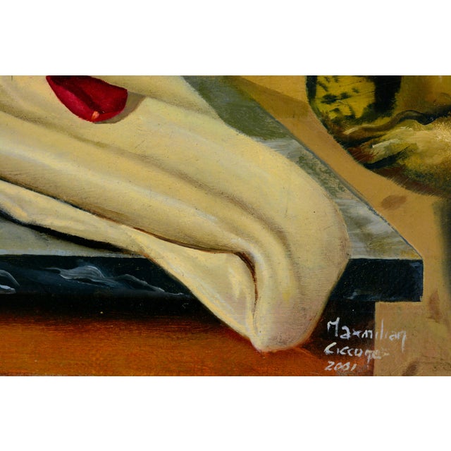 Maxmilian Ciccone, Maximilian Ciccone, Composition, Oil on Canvas, 2000s, 2000s, Oil on Canvas For Sale - Image 6 of 10