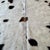 Natural Brazilian Black and White Cowhide Rug 76" X 86" For Sale - Image 4 of 6