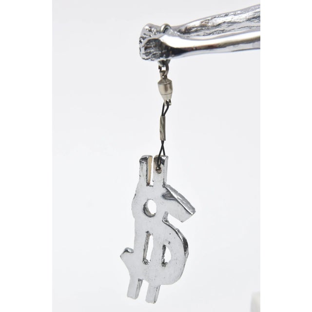 Metal James David Berenson Signed Silver, Bronze and Marble Sculpture Entitled "Temperance" Limited Edition For Sale - Image 7 of 10