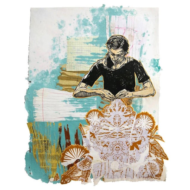 Swoon Alison the Lacemaker Print from Juxtapoz Magazine Dimensions: 13,3 x 16,5 in / 33.7 x 42 cm Time limited edition....