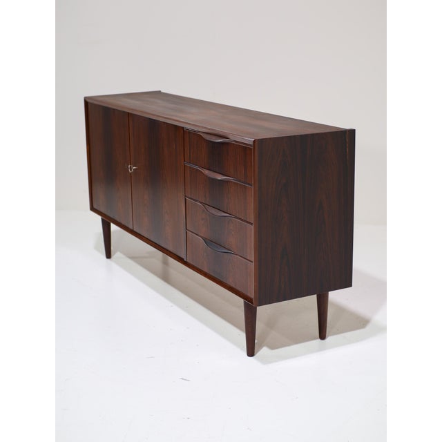 Sideboard with Drawers in Rosewood by Erling Torvits, Denmark, 1960s For Sale - Image 9 of 16
