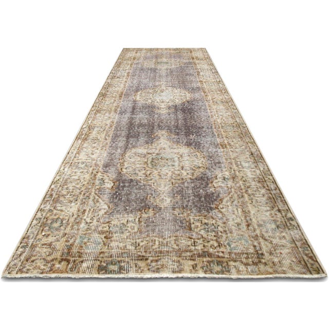 1960s 1960s Turkish Oushak Runner For Sale - Image 5 of 6