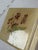 Vintage Alabaster Trinket Box Cream Floral Violet Italy Square Stone For Sale - Image 4 of 16