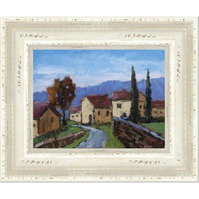 Modern Contemporary Tuscan Landscape Oil Painting For Sale - Image 4 of 7