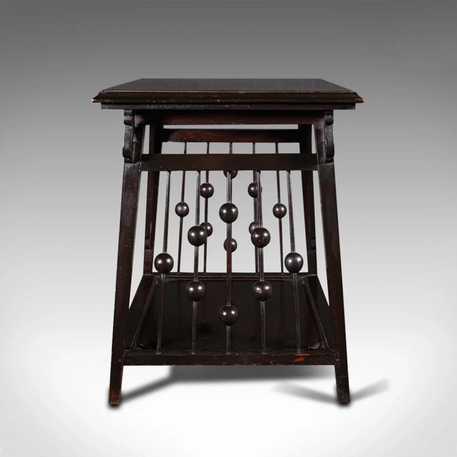 Victorian 1880s Antique Victorian English Occasional Table For Sale - Image 3 of 10