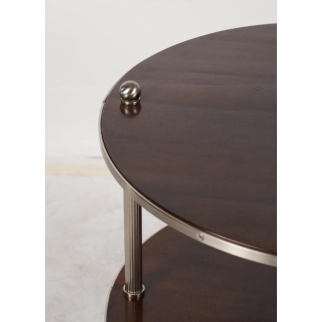 American Late 20th Century Barbara Barry for Baker Furniture Mahogany Etagere or Side Table For Sale - Image 3 of 4