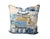 Pair of 22'' Thibaut Chinoiserie-Inspired Blue & Gold Scenic Throw Pillows For Sale - Image 4 of 7