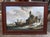 Dutch School, Winter Landscape Harbour Scene Ice Holland, 1990, Oil Painting, Framed For Sale - Image 7 of 7