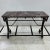 Burnt Umber 19th Century French Iron & Marble Table For Sale - Image 8 of 8