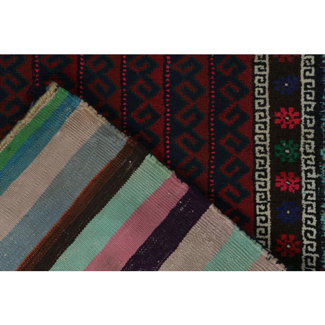 Textile Rug & Kilim’s Baluch Tribal Rug With Colorful Geometric Patterns For Sale - Image 7 of 7