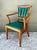 Vintage Channel Tufted Desk Chair For Sale - Image 9 of 12