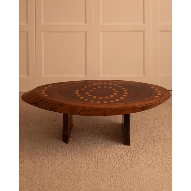 Wood Brutalist Coffee Table, 1960s For Sale - Image 7 of 7
