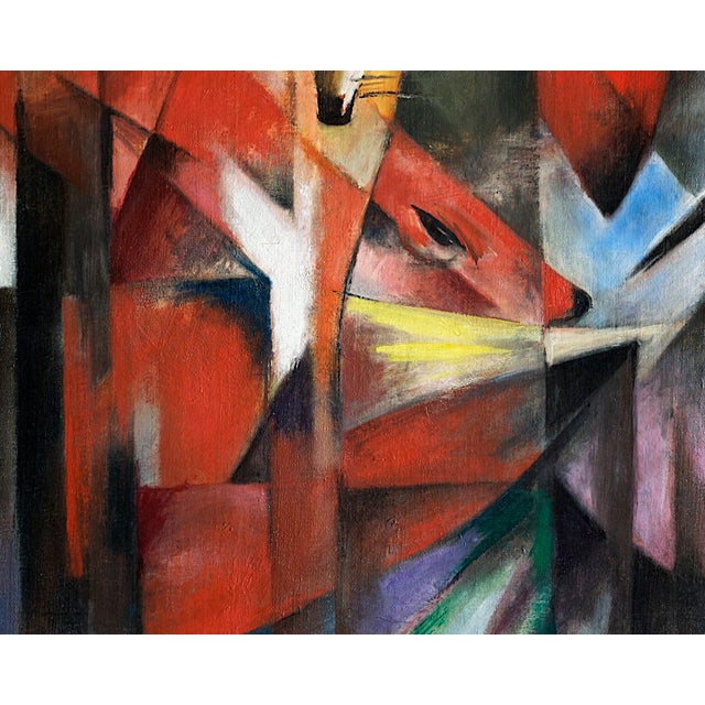 Franz Marc’s “The Foxes" Unframed Giclee Fine Art Print 24″ × 36″ For Sale - Image 4 of 10