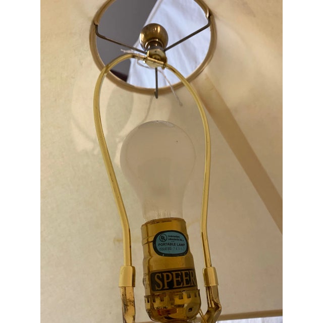 Speer Vintage Showroom Hand Painted Speer Table Lamp For Sale - Image 4 of 13