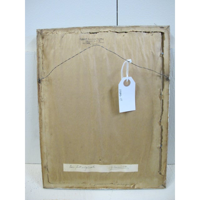 1920s Maurice De Vlaminck Signed Original Etching Les Hommes Abandonnes 1927 For Sale - Image 5 of 5