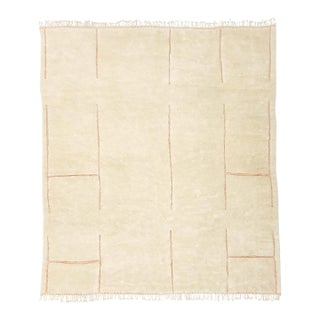 Premium Oversize Hand-Knotted Wool Rug | 12'9" X 11'4" | One of a Kind For Sale