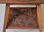 Brown Chip-Carved Two-Tier Occasional Table, Circa 1910s For Sale - Image 8 of 11